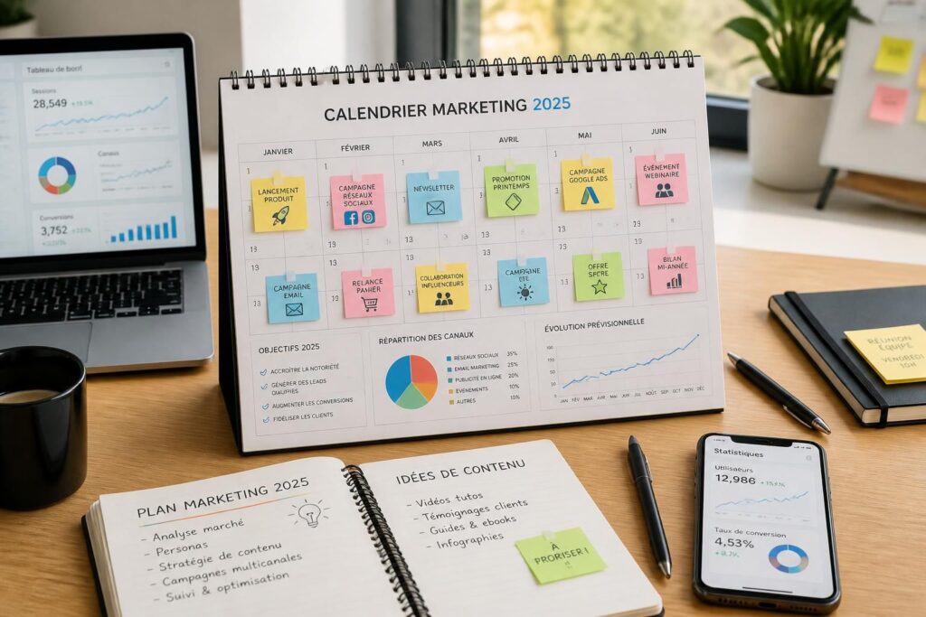 découvrez notre calendrier marketing 2025 pour planifier efficacement vos campagnes et maximiser leur impact tout au long de l'année.