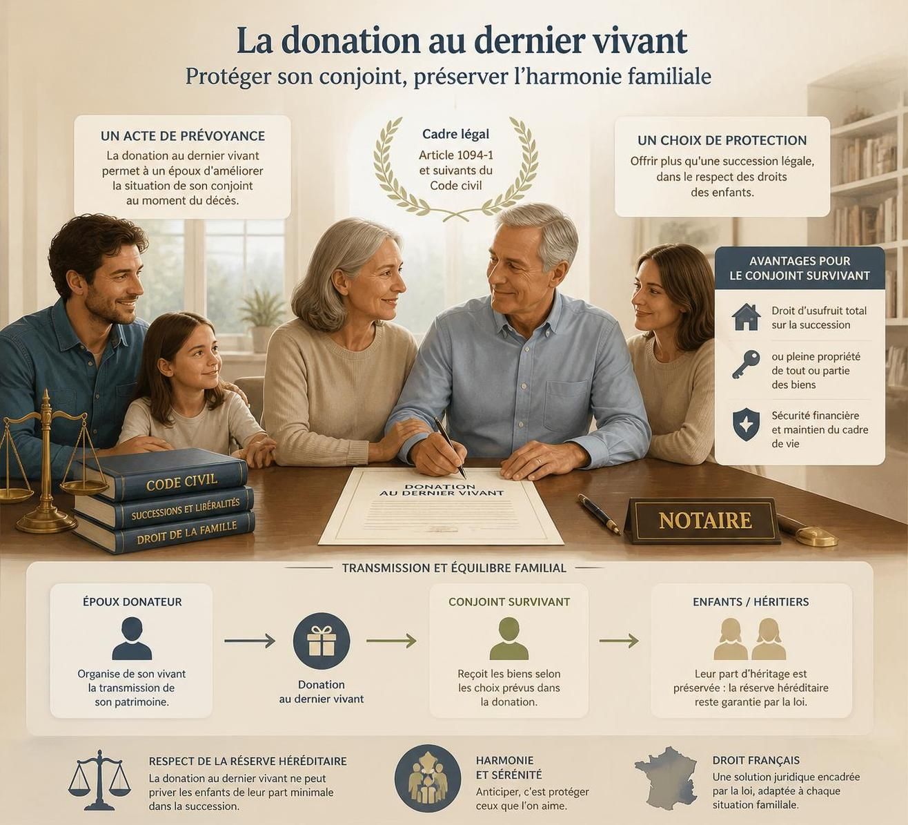découvrez les avantages de la donation au dernier vivant pour protéger efficacement votre conjoint survivant et sécuriser son avenir.