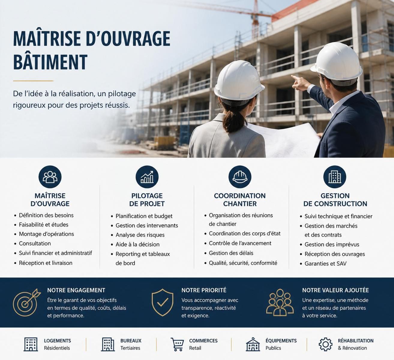 découvrez notre formation en maîtrise d’ouvrage bâtiment pour acquérir les compétences essentielles et piloter efficacement vos projets de construction de a à z.