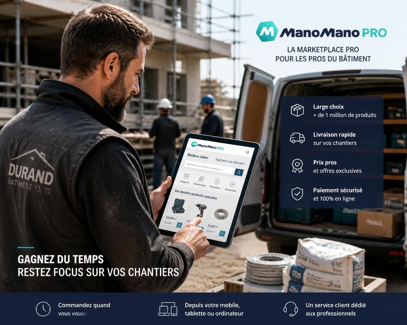 découvrez comment manomano pro peut transformer les opportunités pour les professionnels du bâtiment et de l’aménagement, en offrant des outils et services adaptés pour optimiser leurs projets.