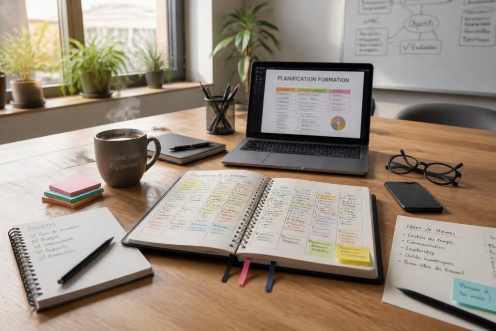 découvrez un exemple de planning de formation et apprenez à structurer efficacement vos sessions pour maximiser l'apprentissage et l'engagement des participants.