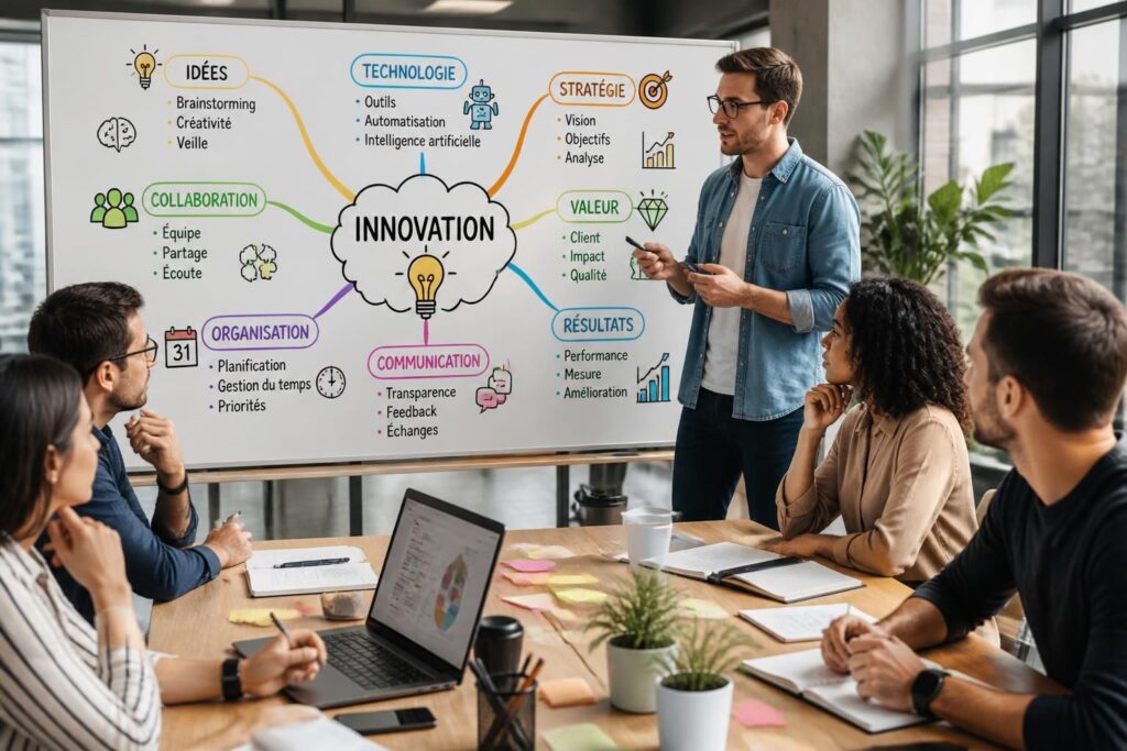 découvrez comment le schéma heuristique peut transformer vos formations et réunions professionnelles en favorisant la clarté, la créativité et l'efficacité.