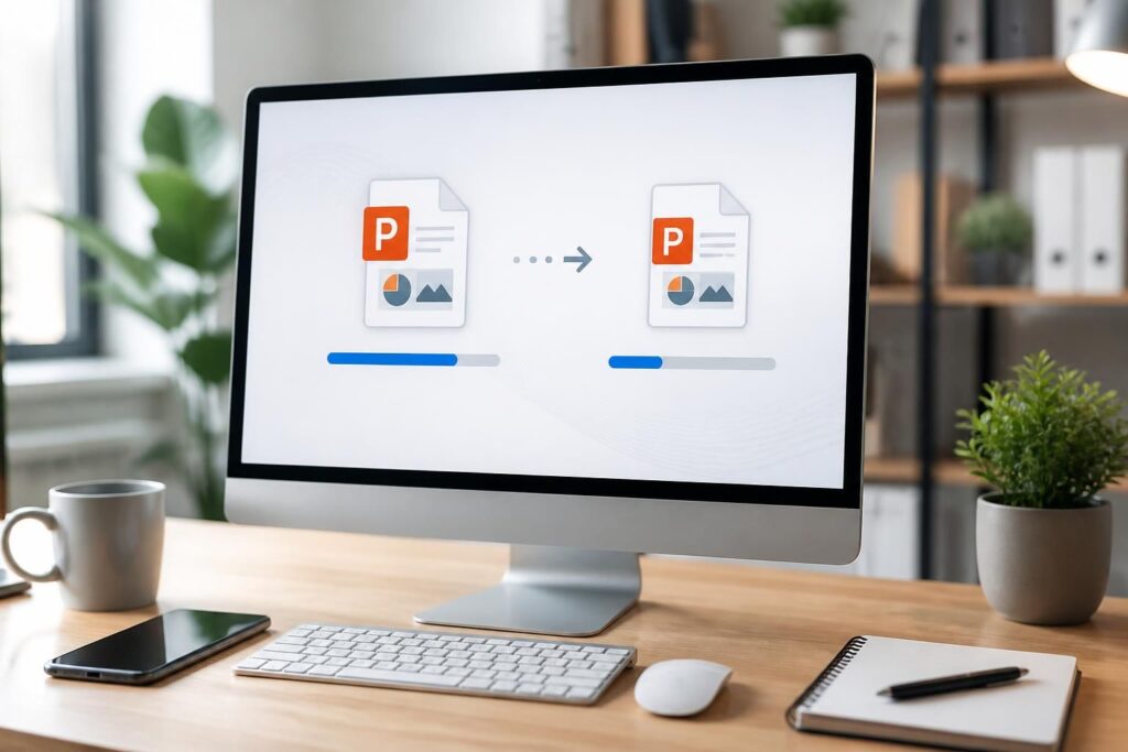 découvrez comment compresser vos fichiers powerpoint facilement avec des solutions gratuites et en ligne pour réduire la taille sans perdre en qualité.