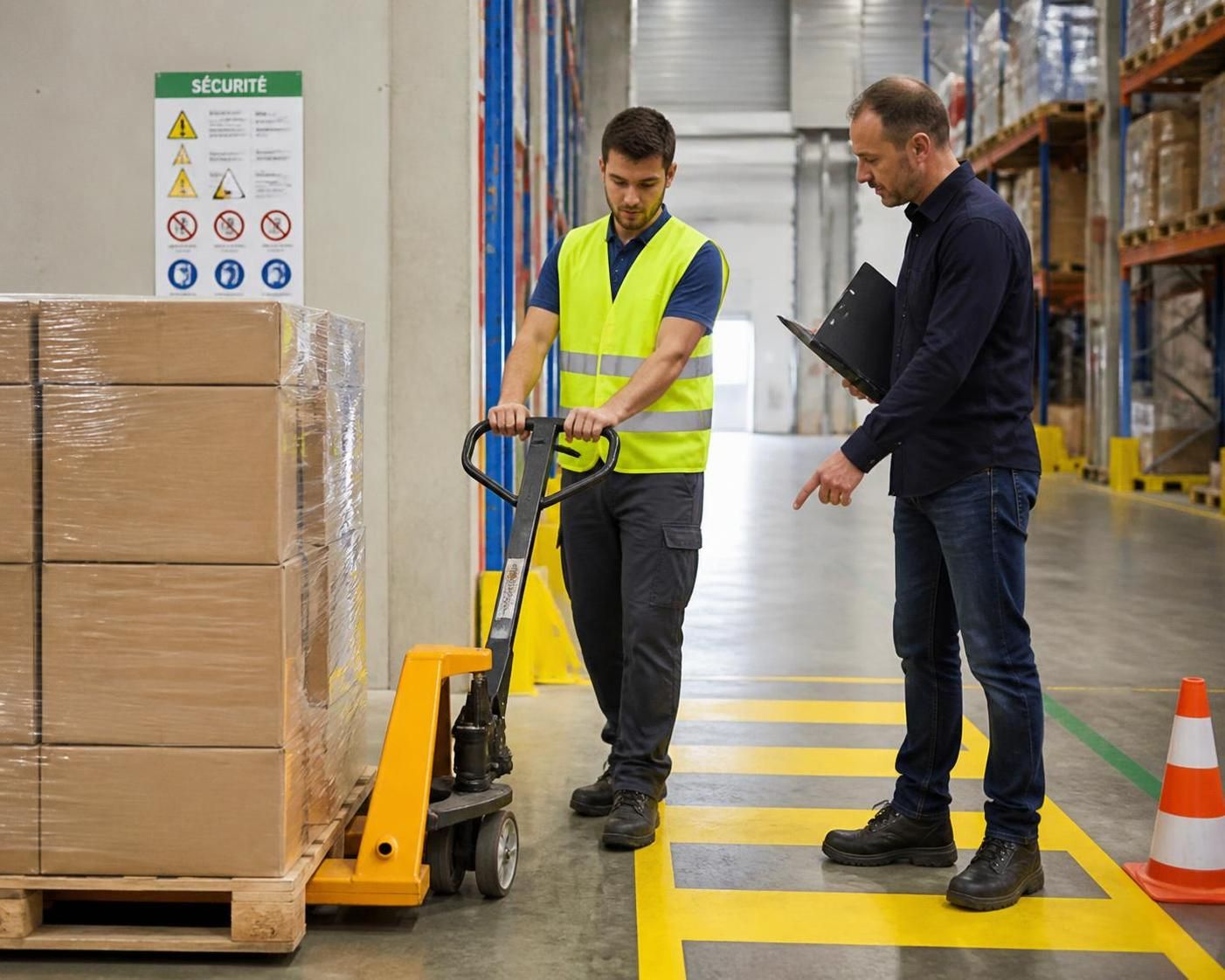 découvrez les compétences essentielles à maîtriser lors d'une formation transpalette manuel pour garantir la sécurité et l'efficacité de vos équipes en manutention.