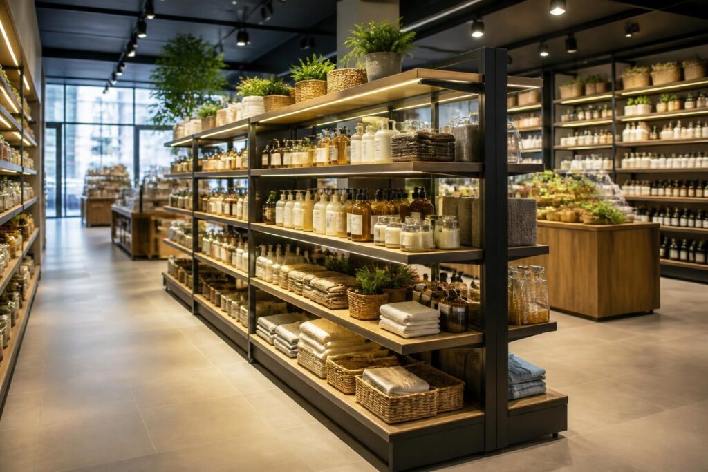 découvrez comment optimiser l'espace de vente avec des gondoles en entreprise pour augmenter votre chiffre d'affaires et améliorer l'expérience client.